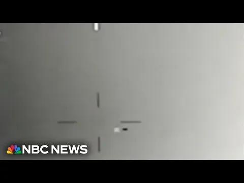 New video of unidentified flying object recorded near California released